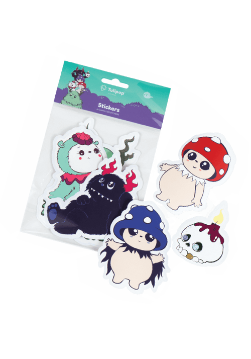 Tulipop Large Sticker Pack (6 Characters)